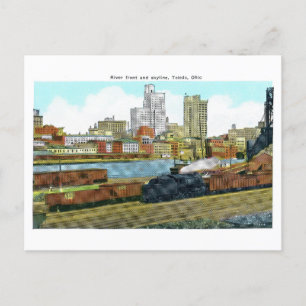 Carte Postale Vue vintage de Tolède, Ohio,