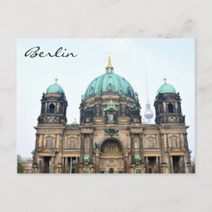 Carte Postale Vue vintage sur la cathédrale de Berlin (Berliner 
