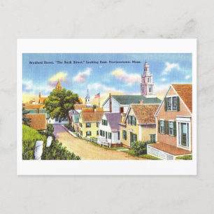 Carte Postale Vue vintage sur Provincetown, Massachusetts,