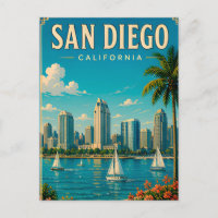 🌊 Vues de la ville côtière de San Diego Californi
