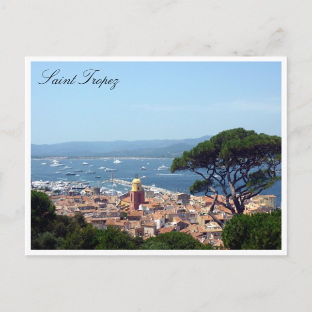 Carte Postale vues de saint tropez (Devant)