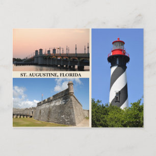 Carte Postale Vues de St. Augustine, Floride