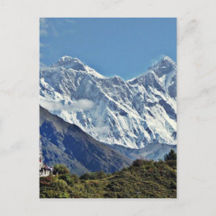 Carte Postale Vues du Népal en route pour MONT EVEREST