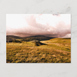 CARTE POSTALE VUES SUR LA MONTAGNE, VALES