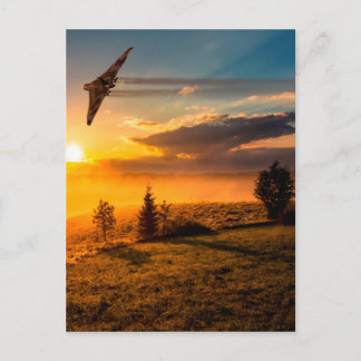 Carte Postale Vulcan Bomber Misty