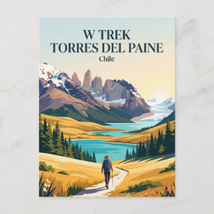 Carte Postale W Trek Torres del Paine Chili
