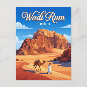Carte Postale Wadi Rum Jordanie