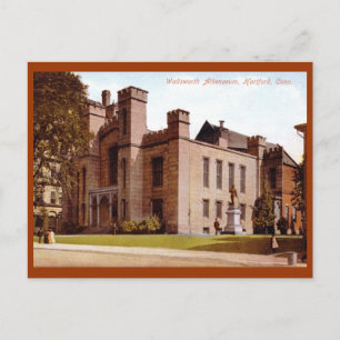 Carte Postale Wadsworth Atheneum, Hartford 1908 Vintage