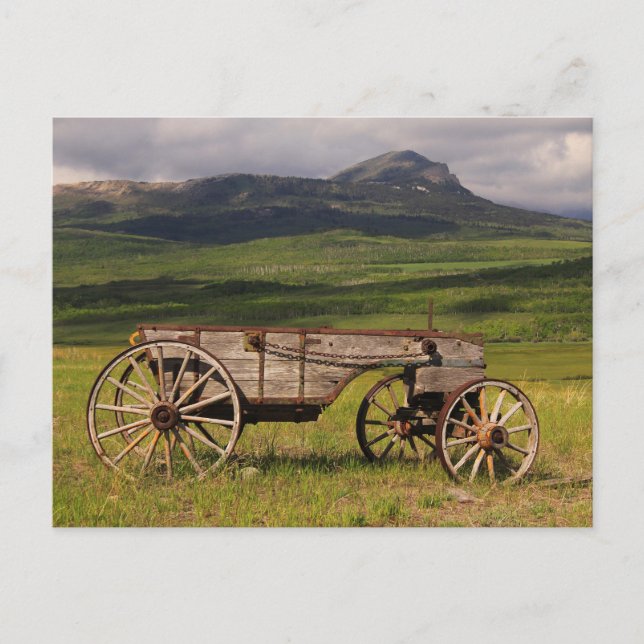 Carte Postale Wagon Historique Laissé Dans Un Pâté (Devant)