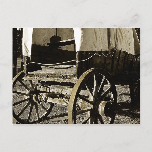Carte Postale Wagon Trail (Devant)