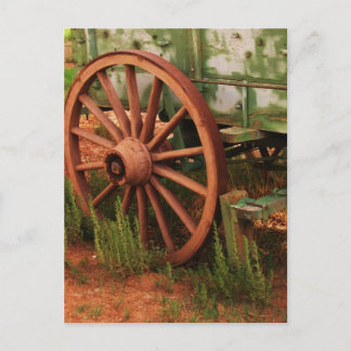 Carte Postale Wagon Wheel