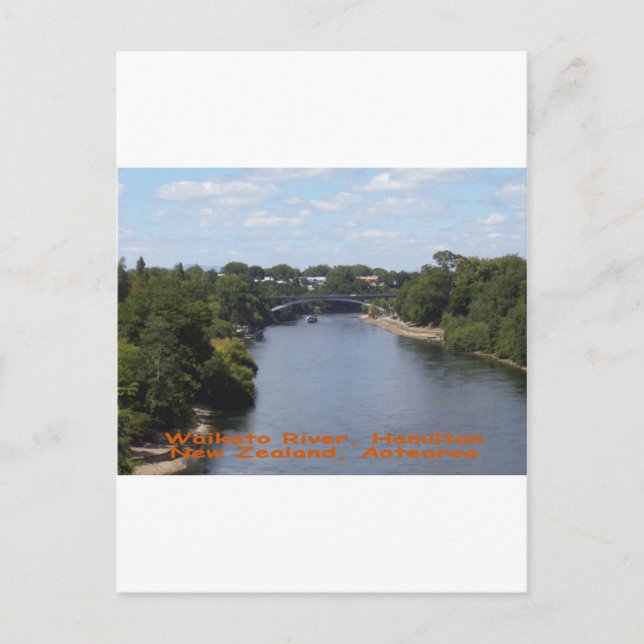Carte Postale Waikato River, Hamilton (Devant)