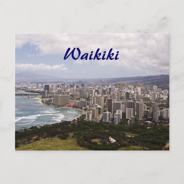 Carte postale Waikiki (Devant)