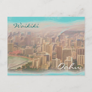 Carte postale Waikiki Beach Oahu Hawaii