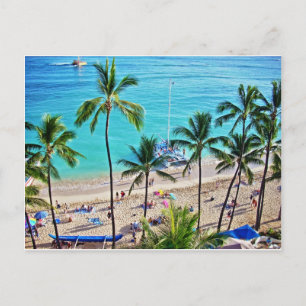 Carte Postale Waikiki Catamaran