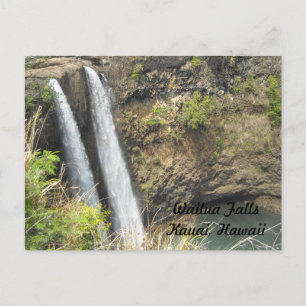 Carte Postale Wailua Falls Kauai, Hawaii