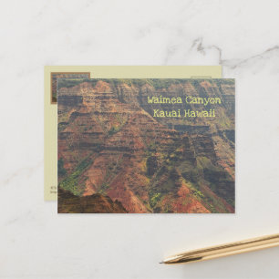 CARTE POSTALE Waimea Canyon, Kauai, Hawaii