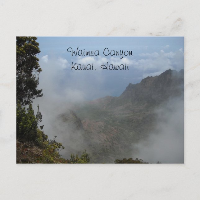 Carte Postale Waimea Canyon - Kauai, Hawaii (Devant)