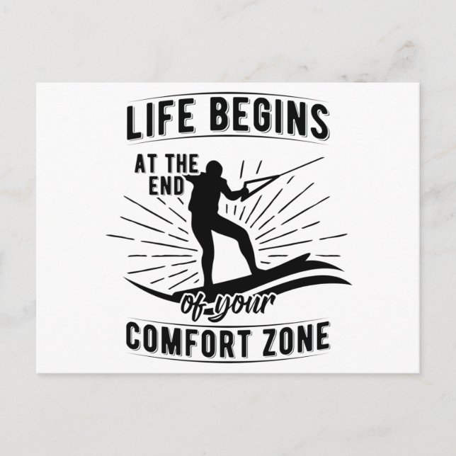 Carte Postale Wakeboard | Waterski Wakeboard Cadeaux de mer (Devant)