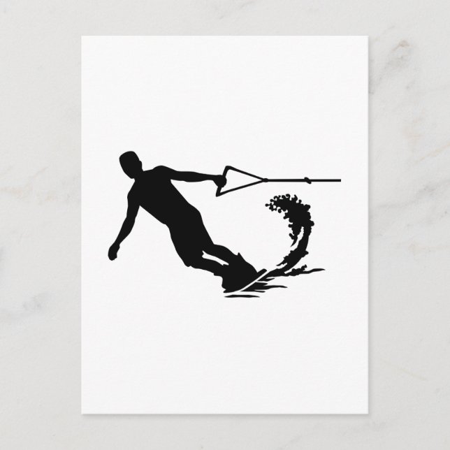 Carte Postale Wakeboarder (Devant)