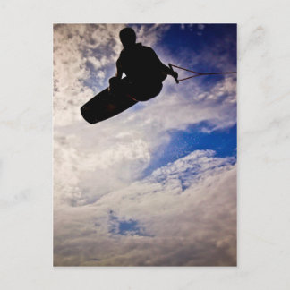 Carte Postale "Waking Life" Wakeboarder Inverted Silhouette