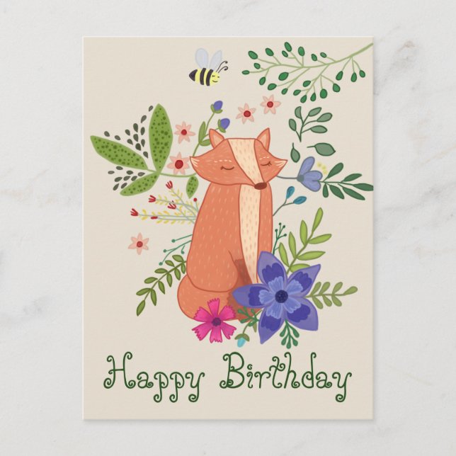 Carte Postale Waldfuchs (Devant)