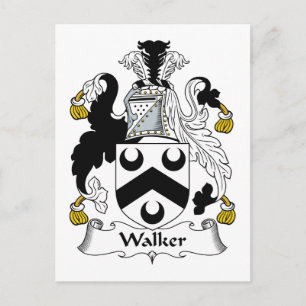 Carte Postale Walker Family Crest