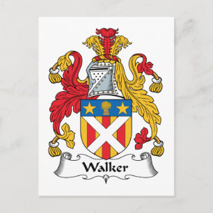 Carte Postale Walker Family Crest