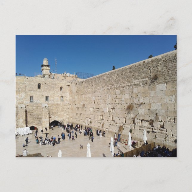 Carte Postale Wall occidental, Israël (Devant)