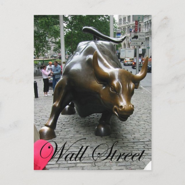 Carte Postale Wall Street (Devant)
