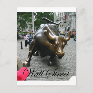 Carte Postale Wall Street