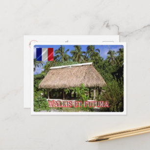 Carte Postale Wallis et Futuna - Fale on Faioa -