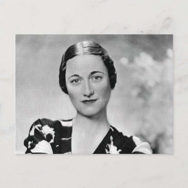 Carte Postale Wallis Simpson (Devant)