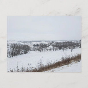 Carte Postale Walnut Creek, Ohio en hiver
