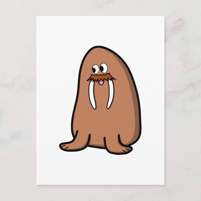 Carte Postale Walrus. (Devant)