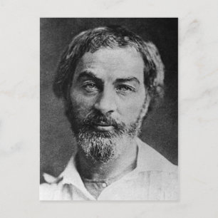 Carte Postale Walt Whitman Citation "Ce que vous express dans vo