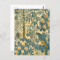 Walter Crane - Vintage Art Nouveau Macaw Motif