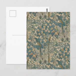 Carte Postale Walter Crane Vintage Art Nouveau Macaw Motif