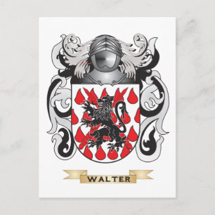 Carte Postale Walter Family Crest (Armoiries)