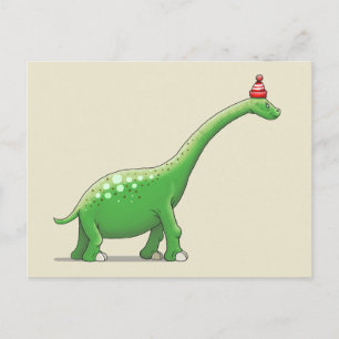 Carte Postale Walter le dinosaure à long cou