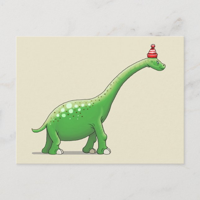 Carte Postale Walter le dinosaure à long cou (Devant)