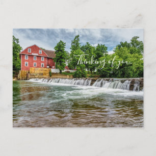 Carte Postale War Eagle Mill et Cascade Penser à vous