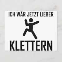 wär jetzt lieber klettern