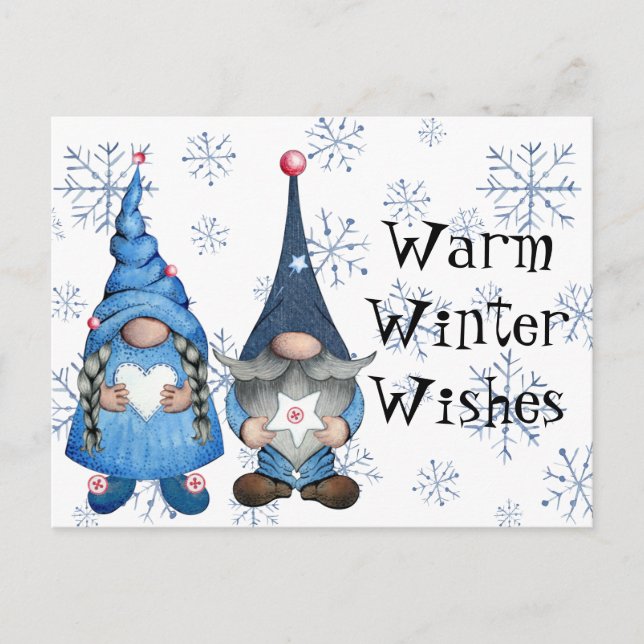 Carte postale Warm Winter Wings (Devant)