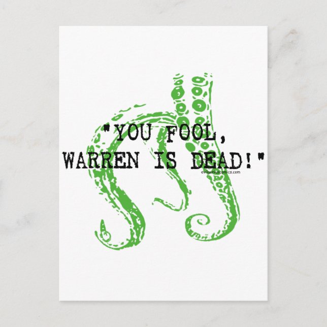Carte Postale Warren est mort H. P. Lovecraft (Devant)