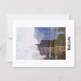 Carte Postale Warsaw Postcard
