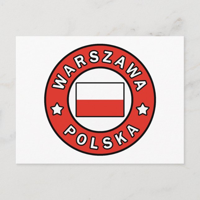Carte Postale Warszawa Polska (Devant)