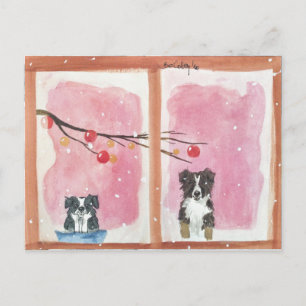 Carte Postale Warten auf den Weihnachtsmann