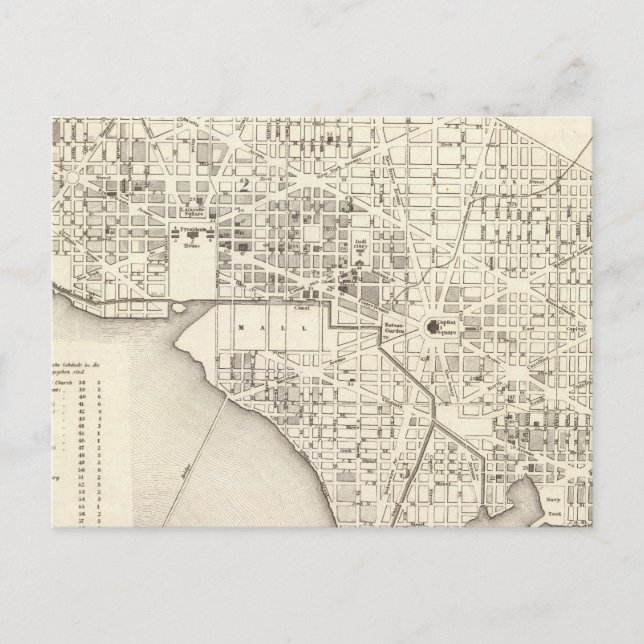 Carte Postale Washington (Devant)