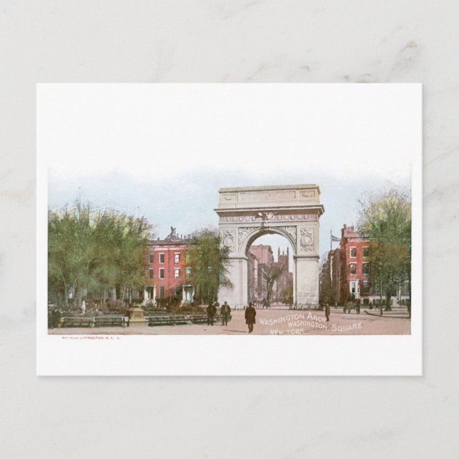 Carte Postale Washington Arch, Washington Carré, New York (Devant)